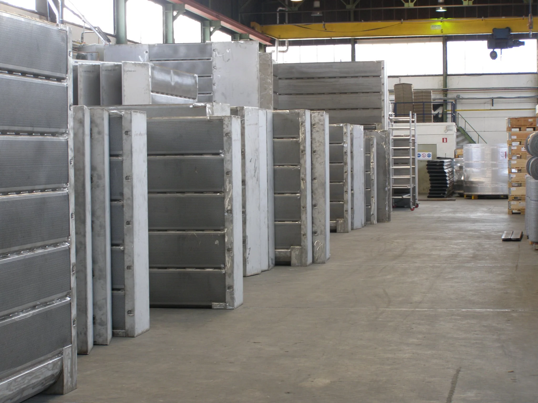 Burgess Manning flue gas silencer.